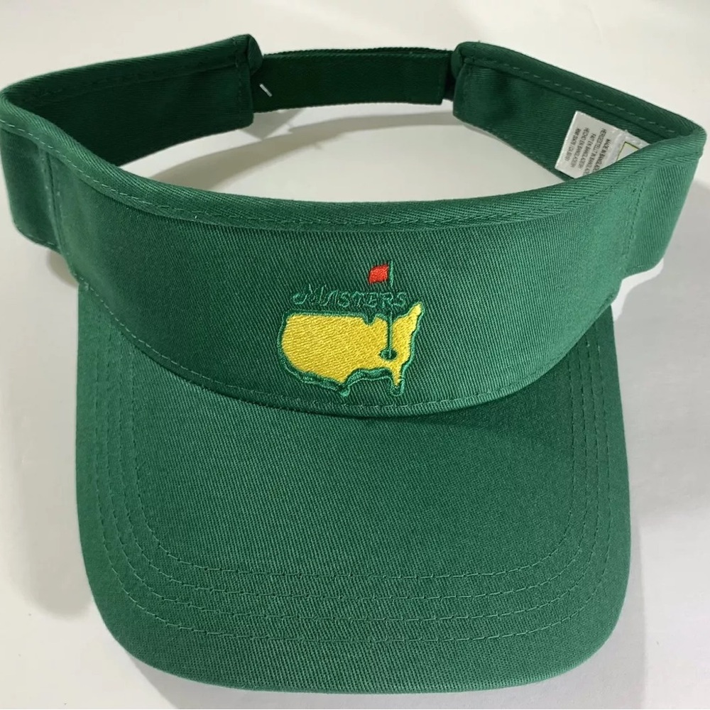 Masters golf Visor low rider style green American needle